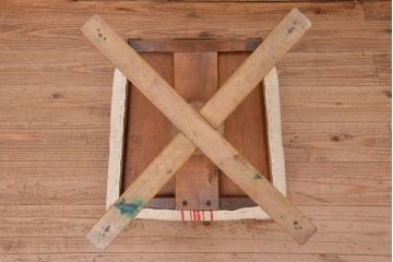 レトロ家具　アンティーク 古い木のレトロな回転チェア(椅子/イス)