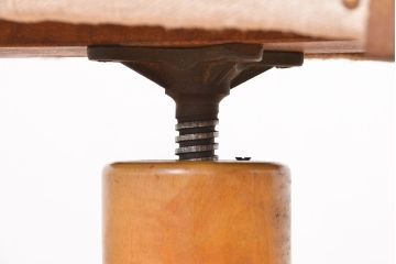 レトロ家具　アンティーク 古い木のレトロな回転チェア(椅子/イス)