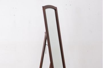アンティーク雑貨　中古 マルニ製 スタンドミラー(姿見、ウォールミラー、壁掛け鏡)