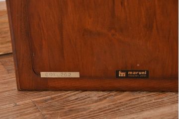 アンティーク雑貨　中古 マルニ製 スタンドミラー(姿見、ウォールミラー、壁掛け鏡)