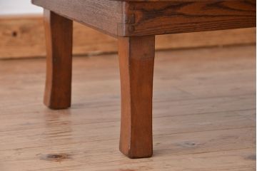 レトロ家具　昭和レトロ 折り畳み式 小振りな丸型ちゃぶ台
