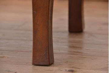 レトロ家具　昭和レトロ 折り畳み式 小振りな丸型ちゃぶ台