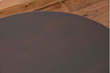 レトロ家具　昭和レトロ 折り畳み式!小振りな丸型ちゃぶ台