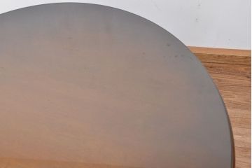 中古　飛騨産業 キツツキマーク　ラウンドダイニングテーブル
