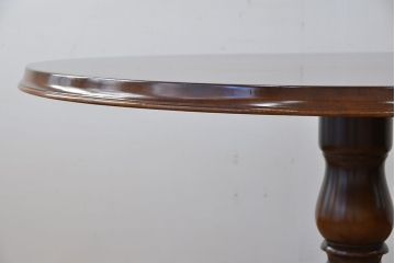 中古　飛騨産業 キツツキマーク　ラウンドダイニングテーブル