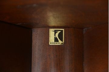 中古　飛騨産業 キツツキマーク　ラウンドダイニングテーブル