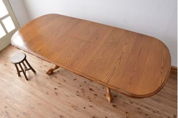 中古 IDC大塚家具取扱品 Shin-Lee(シンリー) オーク材 ダイニングテーブル