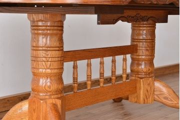 中古 IDC大塚家具取扱品 Shin-Lee(シンリー) オーク材 ダイニングテーブル