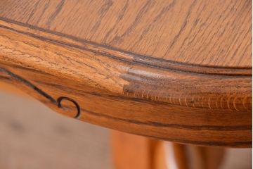 中古 IDC大塚家具取扱品 Shin-Lee(シンリー) オーク材 ダイニングテーブル