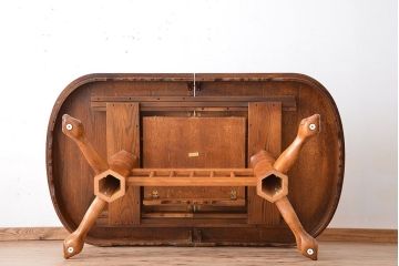 中古 IDC大塚家具取扱品 Shin-Lee(シンリー) オーク材 ダイニングテーブル