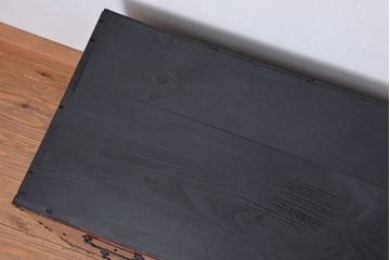 アンティーク家具　古民具・骨董　明治〜大正時代　漆のキレイな　時代箪笥ローボード?(ローチェスト・刀箪笥)