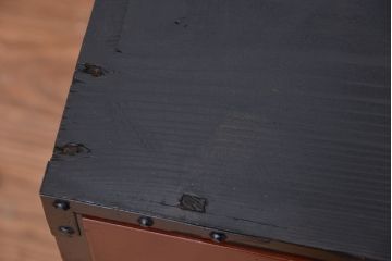 アンティーク家具　古民具・骨董　明治〜大正時代　漆のキレイな　時代箪笥ローボード?(ローチェスト・刀箪笥)