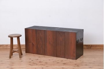 アンティーク家具　古民具・骨董　明治〜大正時代　漆のキレイな　時代箪笥ローボード?(ローチェスト・刀箪笥)