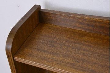 レトロ家具　昭和レトロ　シンプルな縦型　本棚(飾り棚・ブックケース)