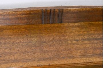 レトロ家具　昭和レトロ　シンプルな縦型　本棚(飾り棚・ブックケース)