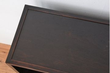 アンティーク家具　古民具・骨董　和モダン☆素敵な作りの唐木飾り棚(茶棚)