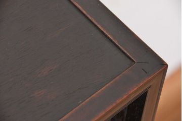 アンティーク家具　古民具・骨董　和モダン☆素敵な作りの唐木飾り棚(茶棚)