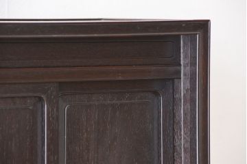 アンティーク家具　古民具・骨董　和モダン☆素敵な作りの唐木飾り棚(茶棚)