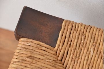 中古　松本民芸家具　♯514型ラッシスツール　柳宗悦氏デザイン(椅子、イス)定価58000円