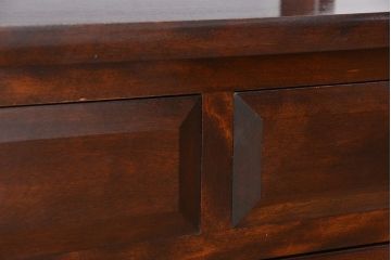 中古　松本民芸家具 ミラー付きチェスト 定価約24万(ドレッサー・鏡台)