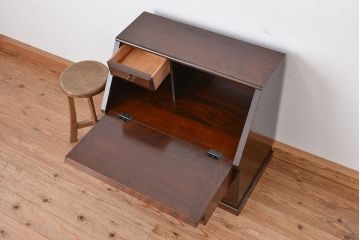中古　松本民芸家具　A型座ビューロー　定価22万円前後(文机/ライティングビューロー/デスク)
