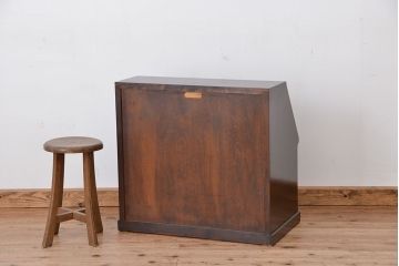 中古　松本民芸家具　A型座ビューロー　定価22万円前後(文机/ライティングビューロー/デスク)