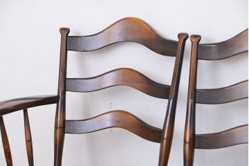 【傷みあり】中古 飛騨産業キツツキマーク 3人掛けソファ(トリプルソファ)
