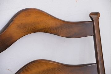 【傷みあり】中古 飛騨産業キツツキマーク 3人掛けソファ(トリプルソファ)