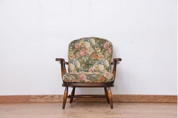 中古　飛騨産業　キツツキマーク 1人掛けソファ(椅子/ソファ)