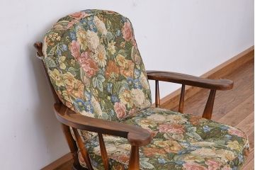 中古　飛騨産業　キツツキマーク 1人掛けソファ(椅子/ソファ)