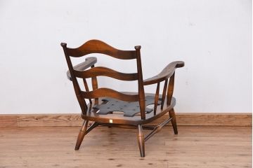 中古　飛騨産業　キツツキマーク 1人掛けソファ(椅子/ソファ)