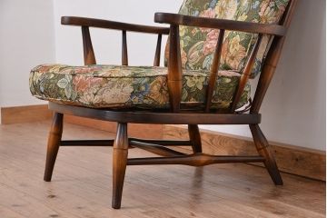 【傷みあり】中古　飛騨産業　キツツキマーク 1人掛けソファ(椅子/ソファ)