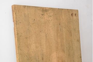 アンティーク家具　1960年代　使い込まれた　ナラ材総無垢　極厚天板(1)(古材、テーブル、材料)