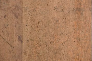 アンティーク家具　1960年代　使い込まれた　ナラ材総無垢　極厚天板(5)(古材、テーブル、材料)