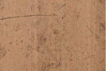 アンティーク家具　1960年代　使い込まれた　ナラ材総無垢　極厚天板(7)(古材、テーブル、材料)