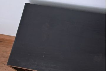 アンティーク家具　古民具・骨董　前面欅材　杢目の素晴らしい茶箪笥(茶箪笥、収納棚)