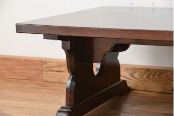 中古　松本民芸家具　#10折り畳み座卓テーブル　定価10万円程