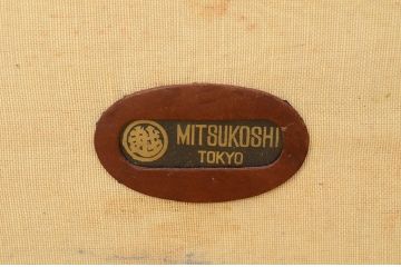 アンティーク雑貨　アンティーク　古い革製トランク(鞄・カバン・レザー)