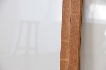 昭和レトロ　古いペンキのはげたシンプルなガラス戸4枚セット(1)