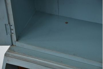 ヴィンテージ家具　イギリスビンテージ　1960年頃　アンティークペイント　かわいらしいビューローブックケース