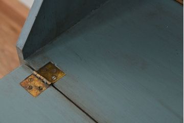 ヴィンテージ家具　イギリスビンテージ　1960年頃　アンティークペイント　かわいらしいビューローブックケース