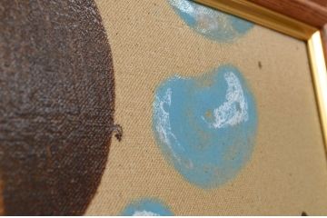 アンティーク雑貨　中野晃嗣作・陶画(笠間焼)