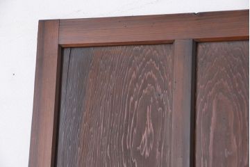 アンティーク　古い木のレトロでシンプルなドア(扉)(3)