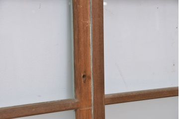 アンティーク　ペンキの剥げたガラス戸2枚セット(窓、引き戸)