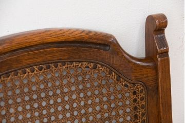 中古　1970年代　ナラ材のアームチェア(イス、椅子)