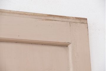 ★昭和レトロ　古いペンキの剥げた引き戸(ガラス、建具)