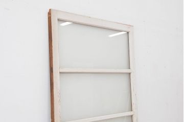 ★昭和レトロ　ペンキの剥げた古いガラス戸1枚?(引き戸)