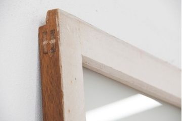 ★昭和レトロ　ペンキの剥げた古いガラス戸1枚?(引き戸)