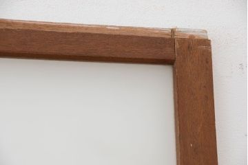 ★昭和レトロ　ペンキの剥げた古いガラス戸1枚?(引き戸)