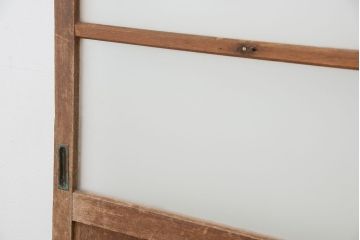 ★昭和レトロ　ペンキの剥げた古いガラス戸1枚?(引き戸)